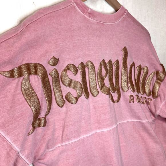 DISNEY Spirit Jersey Size XS Disneyland Resort Rose Gold‎ Glitter Disneybound - Picture 5 of 11